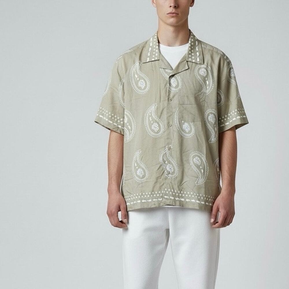 Darc Sport Southwest Paisley Ace Button Up NWT - L